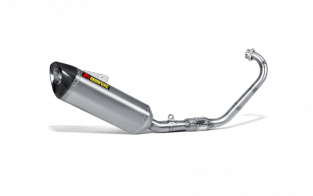 Akrapovic Racing Line Titanium Compleet Systeem met EURO4 Keuring Yamaha MT-125 2014-2018